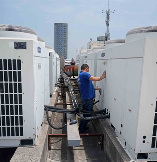 海北中央空调制热和不制冷系统维修方法